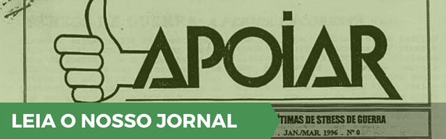 O Jornal APOIAR é a única publicação especializada em Stress Pós-Traumático em Portugal.